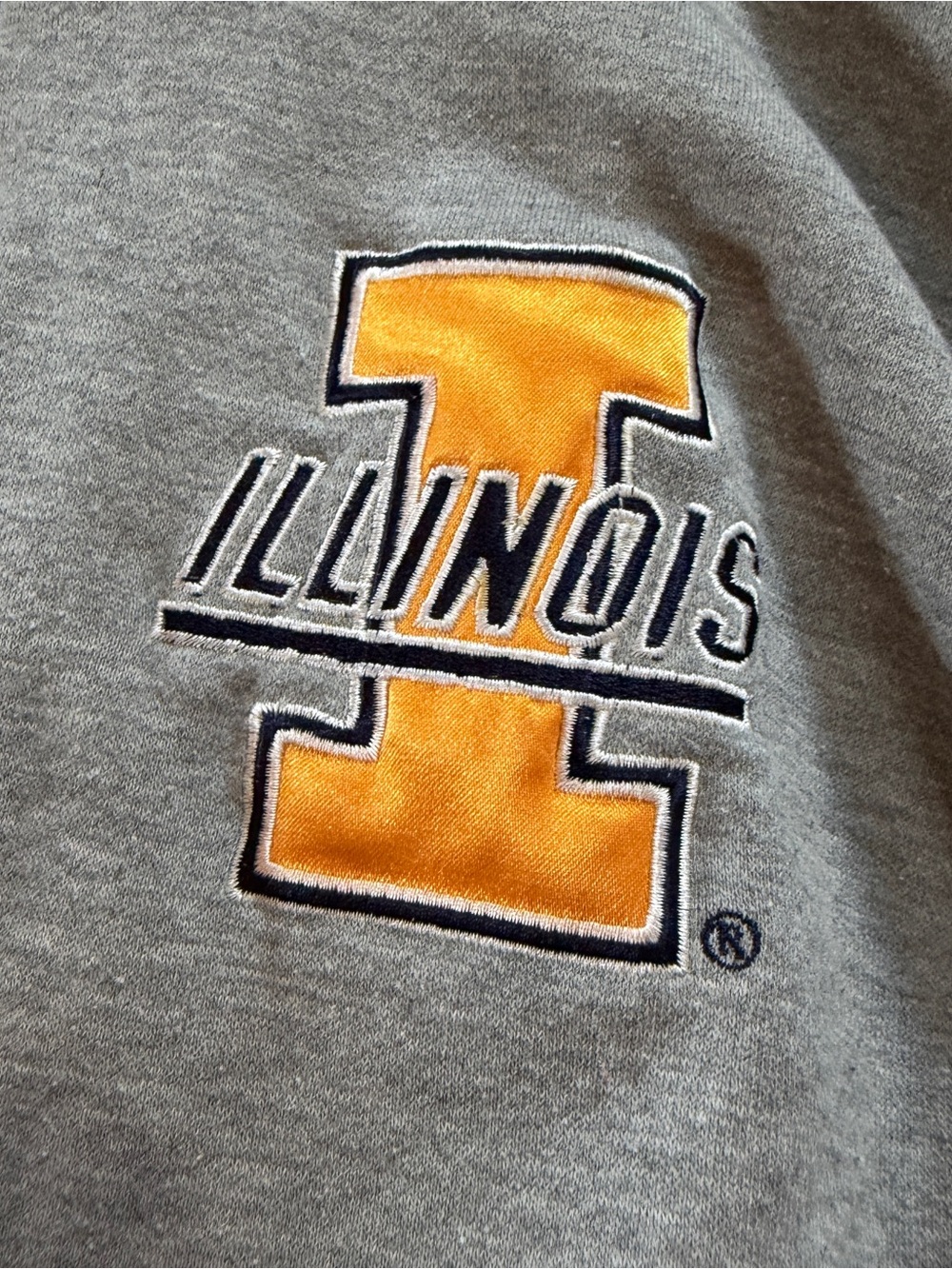 G-III Sports Illinois Fighting Illini Mens Bomber Jacket. Sz L VTG 80s - Picture 6 of 10